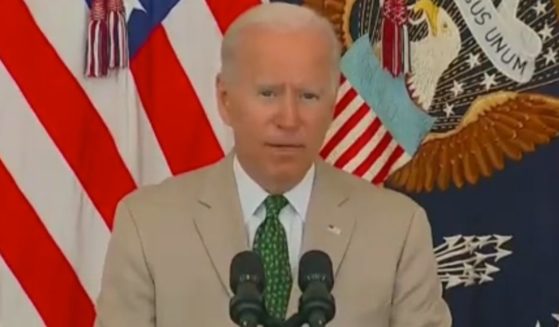 President Joe Biden falsely claims Friday that 350 Americans have been vaccinated against COVID-19.