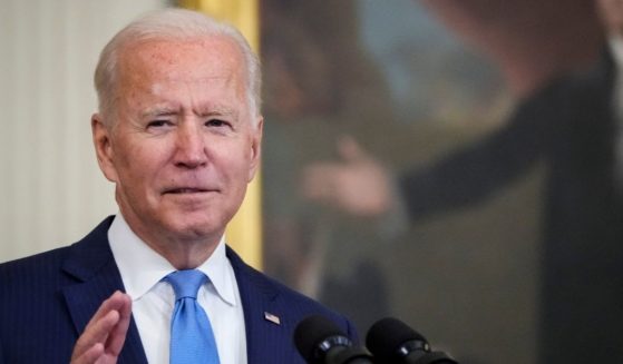 President Joe Biden speaks during an event to honor the 2020 WNBA champions Seattle Storm in the East Room of the White House on Monday.