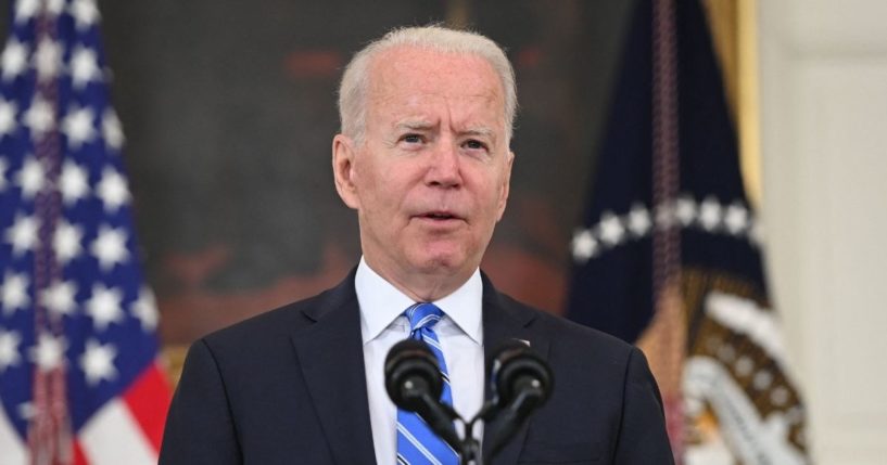 President Joe Biden speaks about the economy at the White House on July 19, 2021.