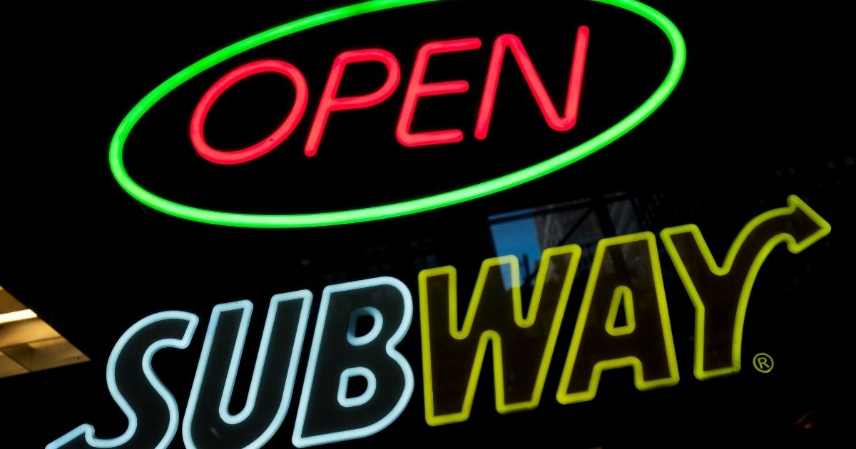 A Subway restaurant is shown in New York City. In Illinois, police are investigating an incident at a Subway in Rockford in September 2021.