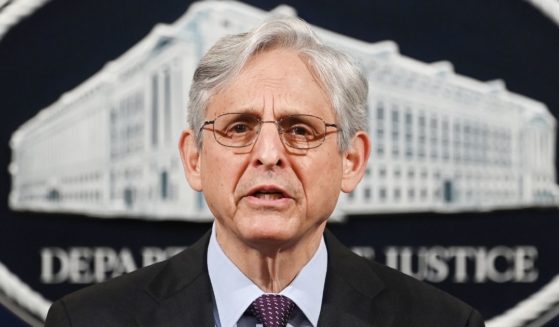 Attorney General Merrick Garland delivers a statement at the Department of Justice on April 26 in Washington, D.C.