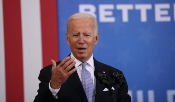 President Joe Biden speaks at an event Wednesday in Scranton, Pennsylvania, aimed at drumming up public support for the Democrats' multi-trillion spending agenda.