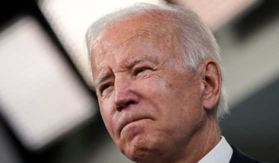 President Joe Biden speaks in the South Court Auditorium on the White House campus in Washington, D.C., on Thursday.