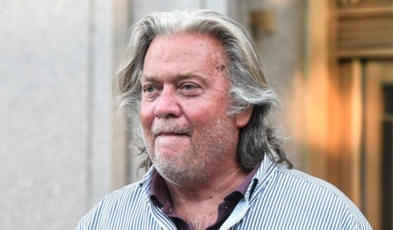 Former White House chief strategist Steve Bannon exits the Manhattan Federal Court on Aug. 20, 2020, in the Manhattan borough of New York City.