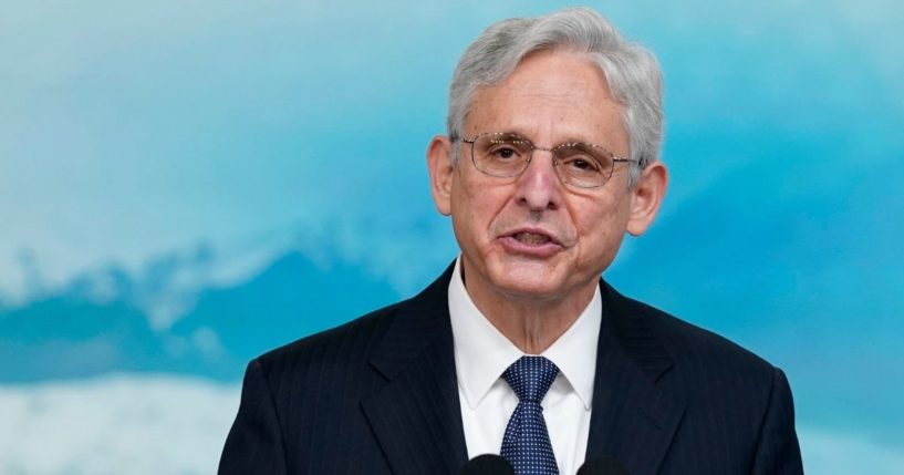 Attorney General Merrick Garland speaks during a Tribal Nations Summit during Native American Heritage Month, in the South Court Auditorium on the White House campus on Nov. 15 in Washington. The Justice Department says it is reversing its own legal opinion and will now allow federal inmates released on home confinement because of the coronavirus pandemic to stay out and not return to prison.