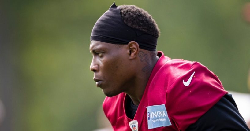 Washington defensive back Deshazor Everett participates in the team's minicamp at the Inova Sports Performance Center in Ashburn, Virginia, on June 10.