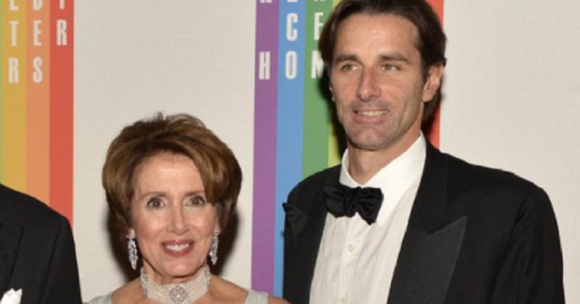 House Speaker Nancy Pelosi with son, Paul Pelosi Jr.