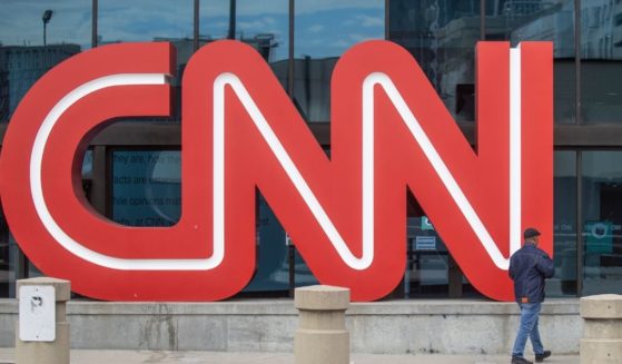 The CNN logo sits outside the CNN Center in Atlanta, Georgia. The company may be forced to fire employees after the failed launch of their streaming service.