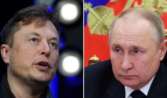 Space X and Tesla CEO Elon Musk, left, took to Twitter on Monday, challenging Russian President Vladimir Putin, right, to single combat for Ukraine.