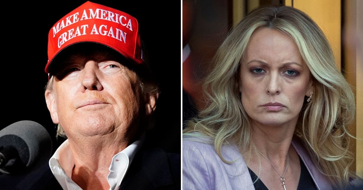Stormy Daniels, right, has lost her appeal regarding her failed defamation lawsuit of former President Donald Trump, right, and must now pay Trump nearly $300,000.