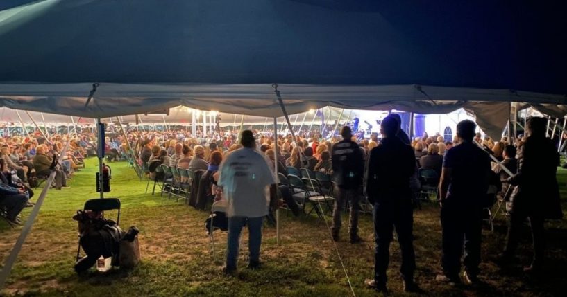 'This is what revival looks like,' 'Flashpoint' host Gene Bailey said as he looked out over the crowd of thousands on hand in Hanford, Calif.