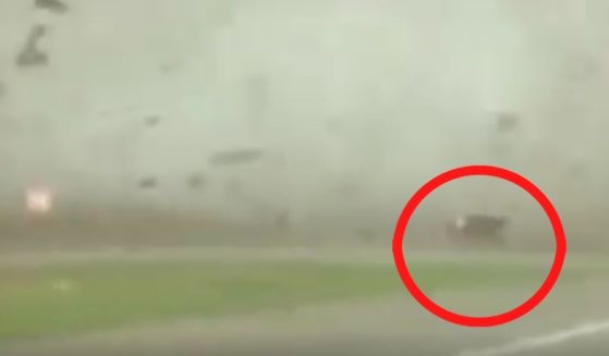 On March 21, 16-year-old Riley Leon was driving through Elgin, Texas, when a tornado picked up his truck and spun it around.