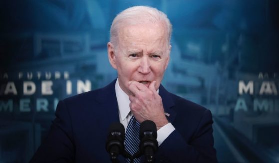 President Joe Biden, pictured speaking at the White House complex South Court Auditorium on Friday.