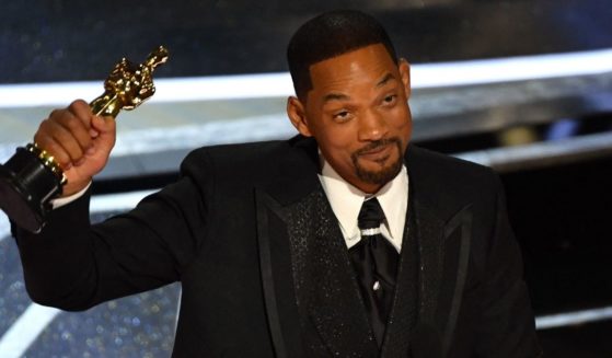 Will Smith accepts the Academy Award for Best Actor in a Leading Role for "King Richard" during the 94th Oscars at the Dolby Theatre in Hollywood, California, on Sunday.