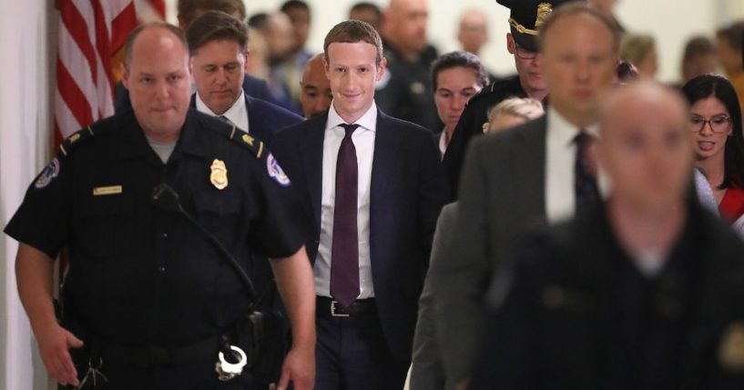 Facebook co-founder and CEO Mark Zuckerberg is seen in a file photo from October 2019. A new filing questions millions of 'Zuck bucks' that were showered on cooperative election offices before the 2020 election.