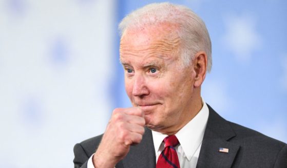 President Joe Biden speaks in Troy, Alabama on Tuesday.