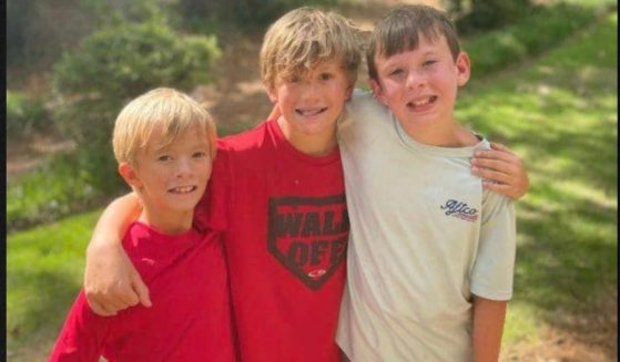 Ten-year-old twins Bridon and Christian and their friend Sam pulled the man onto the pool steps, started CPR and summoned help.