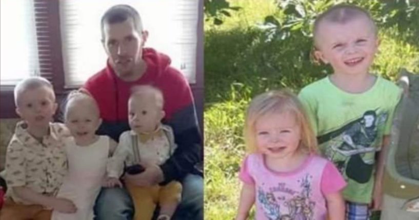 Police reported finding the bodies of a man and three children in the pond, believed to be the missing family members.