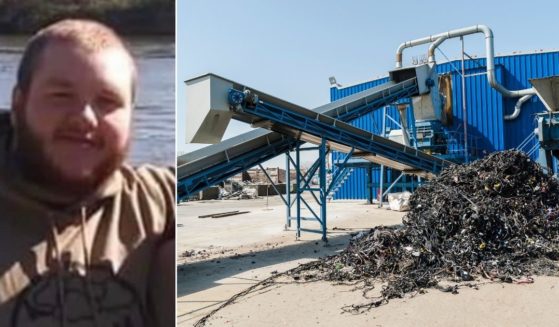 Duncan Alexander Burrell Gordon of Greer, South Carolina, apparently fell into a plastic shredder, authorities say.