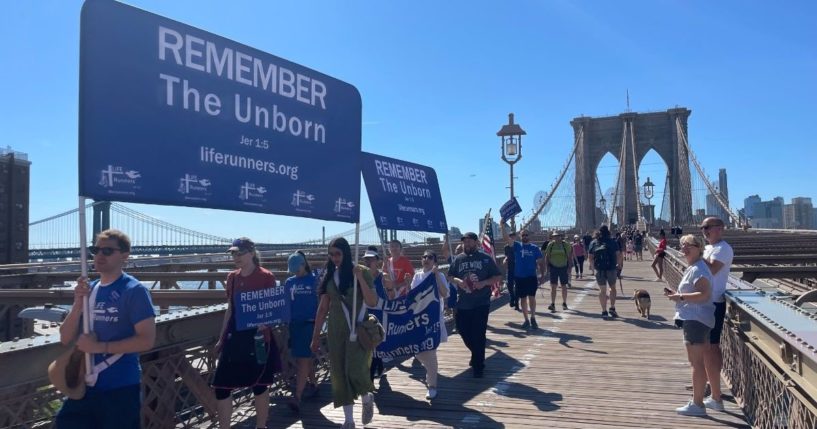 The 10th annual LIFE Runners cross-country relay is underway following a prayerful kick-off on July 4 from four U.S. starting points.