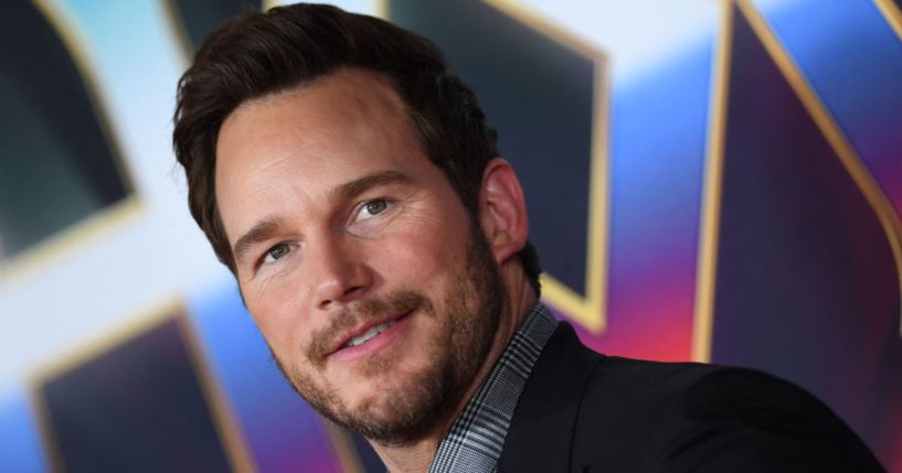 Actor Chris Pratt arrives for Marvel Studios "Thor: Love And Thunder" world premiere in Los Angeles, on June 23.