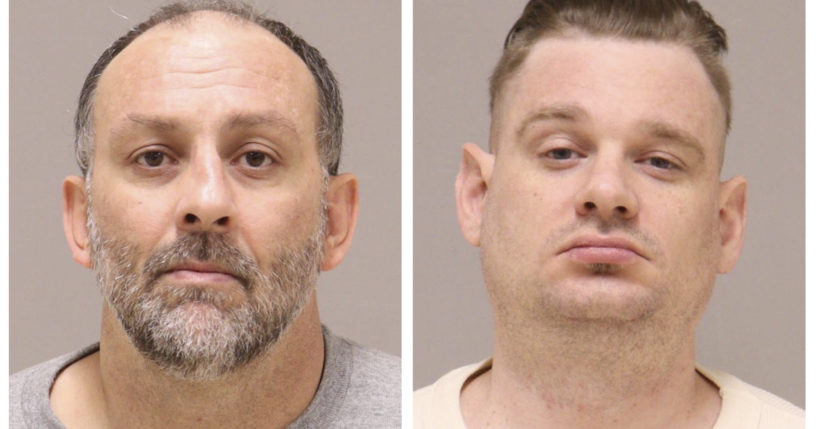 Barry Croft Jr., left, and Adam Fox, right, were convicted of conspiring to kidnap Michigan Gov. Gretchen Whitmer on Tuesday.