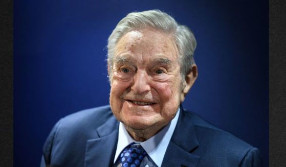 Hungarian-born billionaire George Soros smiles after delivering a speech on the sidelines of the World Economic Forum's annual meeting in Davos on May 24.