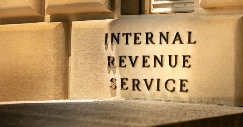 An Internal Revenue Service building is seen in this stock image.