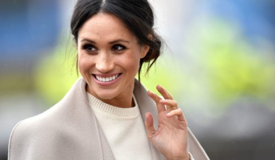 Meghan Markle is seen on March 23, 2018, in Belfast, Northern Ireland, United Kingdom.