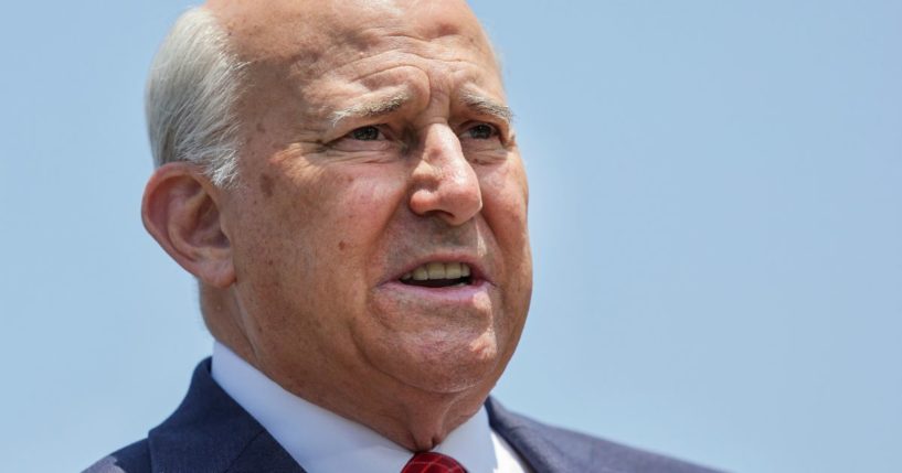 Texas Rep. Louie Gohmert speaks at a press conference on the House Jan. 6 Committee hearings at the U.S. Capitol on June 15 in Washington, D.C.