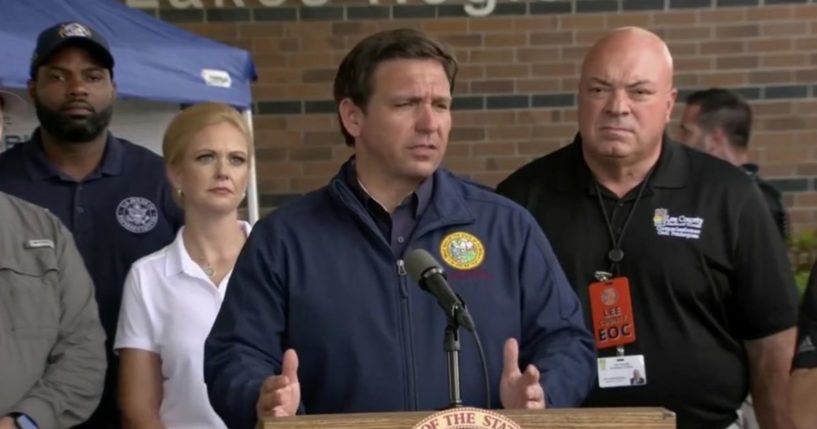 On Tuesday, Florida Gov. Ron DeSantis spoke out against looting in his state following Hurricane Ian, claiming several of the looters were illegal immigrants.