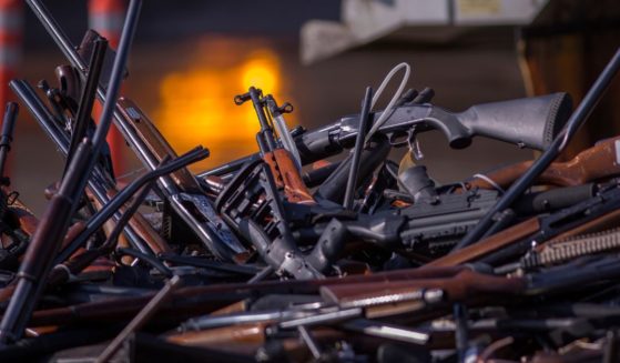 Approximately 3,500 guns were confiscated via criminal investigation, probation seizures and gun buyback events in Los Angeles, and the guns were set to be melted at the Gerdau Steel Mill in Rancho Cucamonga, California, on July 19, 2018.
