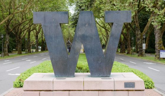 Block W at North Entrance to University of Washington Seattle Campus