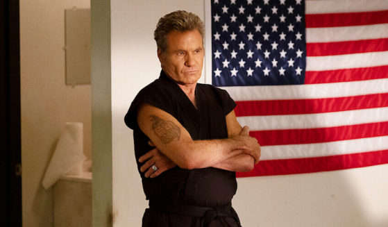 Actor, Martin Kove in his role as John Kreese in iconic movie ‘the Karate Kid’ and new Netflix Series ‘Cobra Kai’