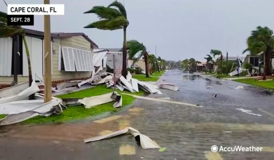 Cape Coral, Fla. on Wednesday, Sept. 28, 2022, facing the impacts of Hurricane Ian. (AccuWeather)