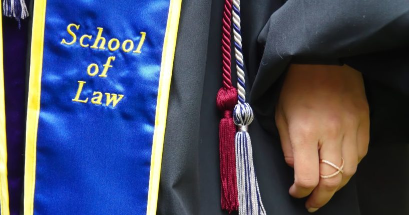 The above stock image is of a graduation.