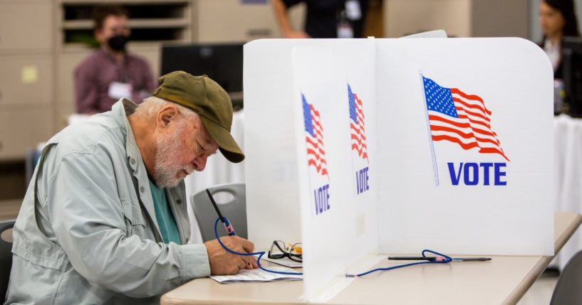 Voters cast their ballots on Sept. 23 in Minneapolis.