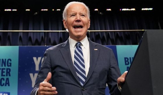 President Joe Biden speaks at a Democratic National Committee event to thank campaign workers in Washington on Nov. 10.