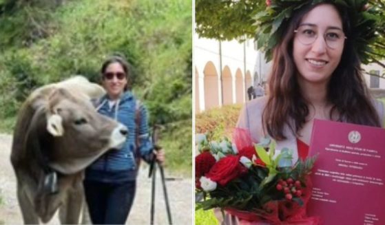 Chiara Santoli, 25, was fulfilling her dream of working with animals when she was killed Thursday while examining a cow.