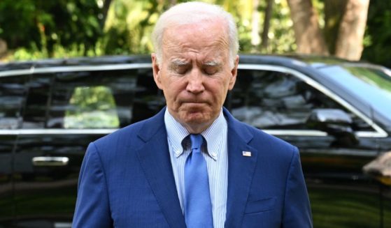 President Joe Biden speaks to reporters after a meeting with G7 and European leaders at the G20 Summit in Bali, Indonesia, on Wednesday.