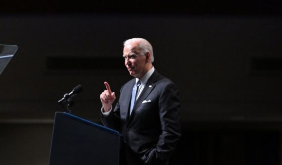 President Joe Biden speaks at a Pennsylvania Democratic Party reception in Philadelphia, Pennsylvania, on Friday.