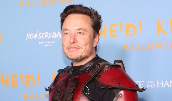 Elon Musk attends Heidi Klum's 2022 Hallowe'en Party at Sake No Hana at Moxy LES on Monday in New York City.