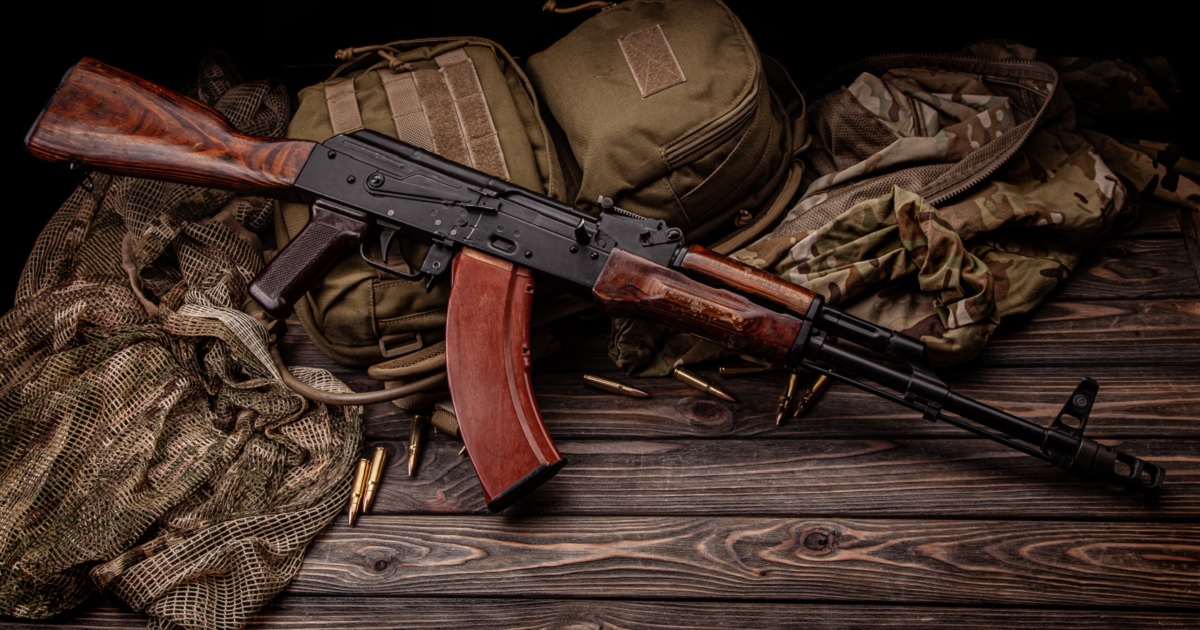 An AK-47 is pictured in a stock photo.