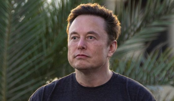 SpaceX founder Elon Musk speaks during an event in Boca Chica Beach, Texas, on Aug. 25.