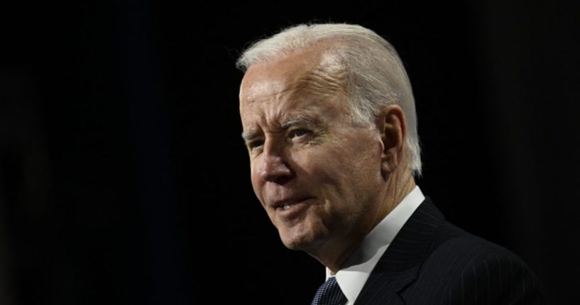 President Joe Biden speaks in Washington, D.C., on Wednesday.