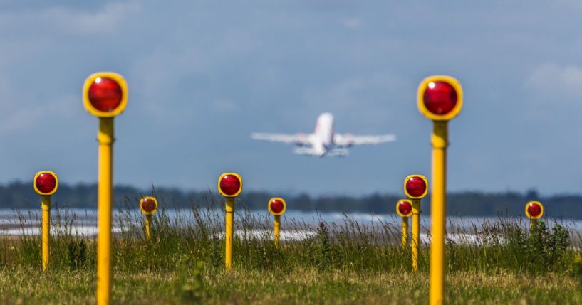 An EasyJet plane takes off in this stock photo. Last month, a passenger died aboard an EasyJet flight from Cyprus to London.