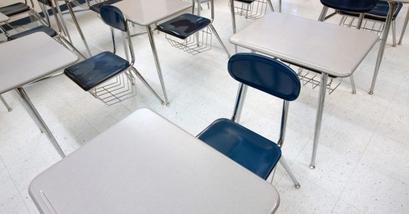 The above stock image is of a desk.