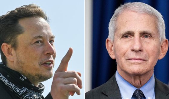 Twitter owner Elon Musk, left, comments about Dr. Anthony Fauci, right, in a recent tweet.