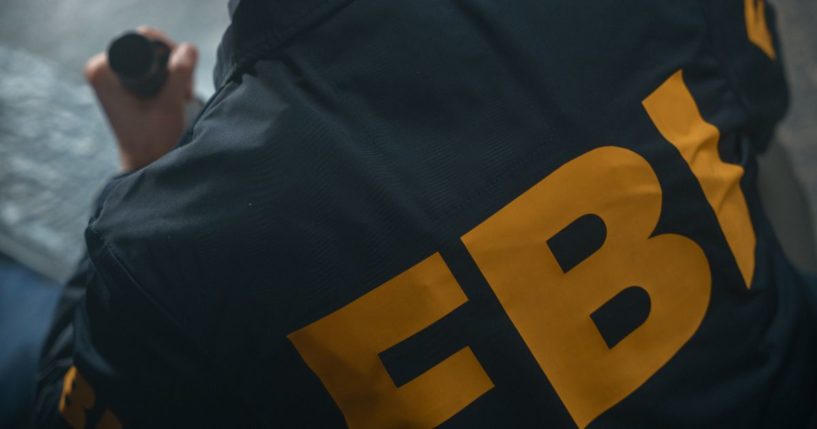 The above stock image is of an FBI agent.