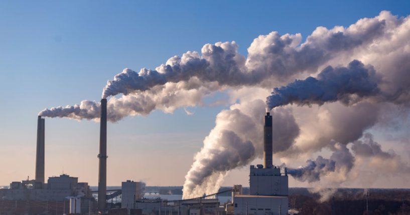 The above stock image is of a power plant.